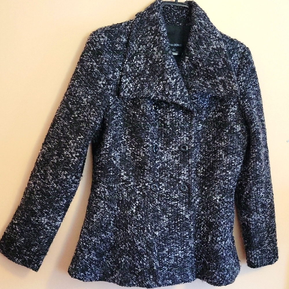 Cynthia Rowley Women's Black Tweed Jacket